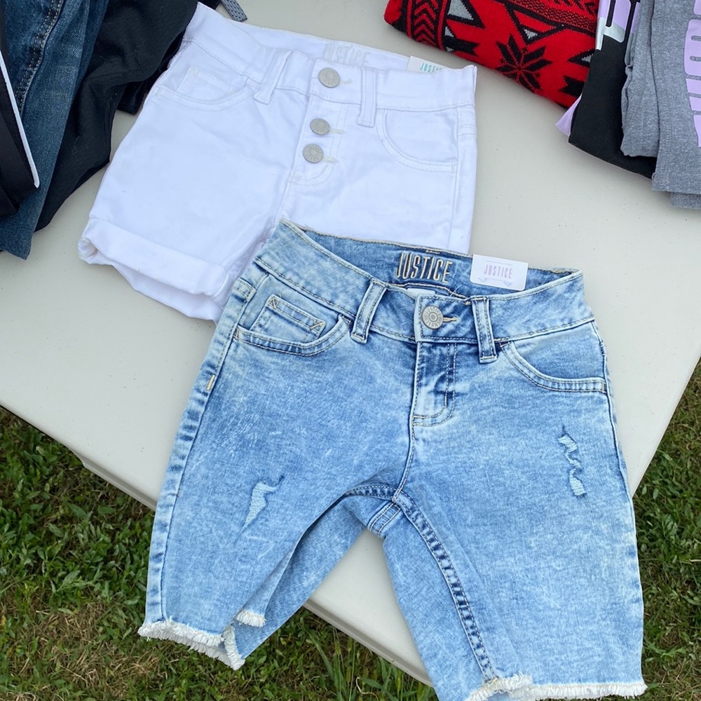 Size 6 Justice shorts